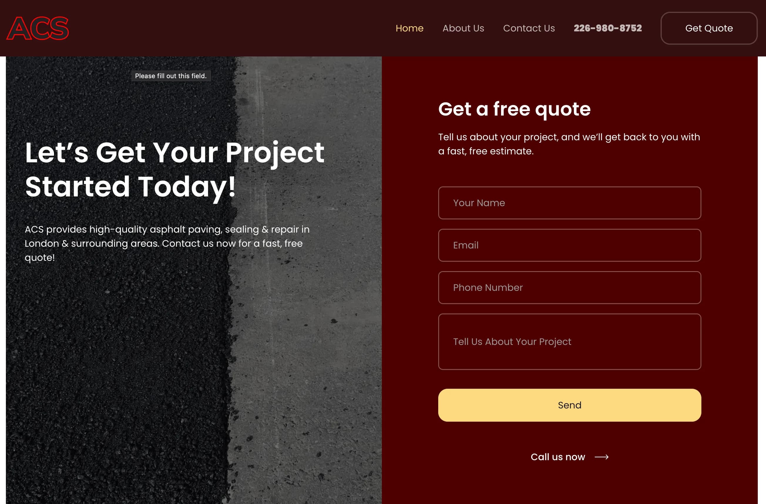 Web design for Ottawa business