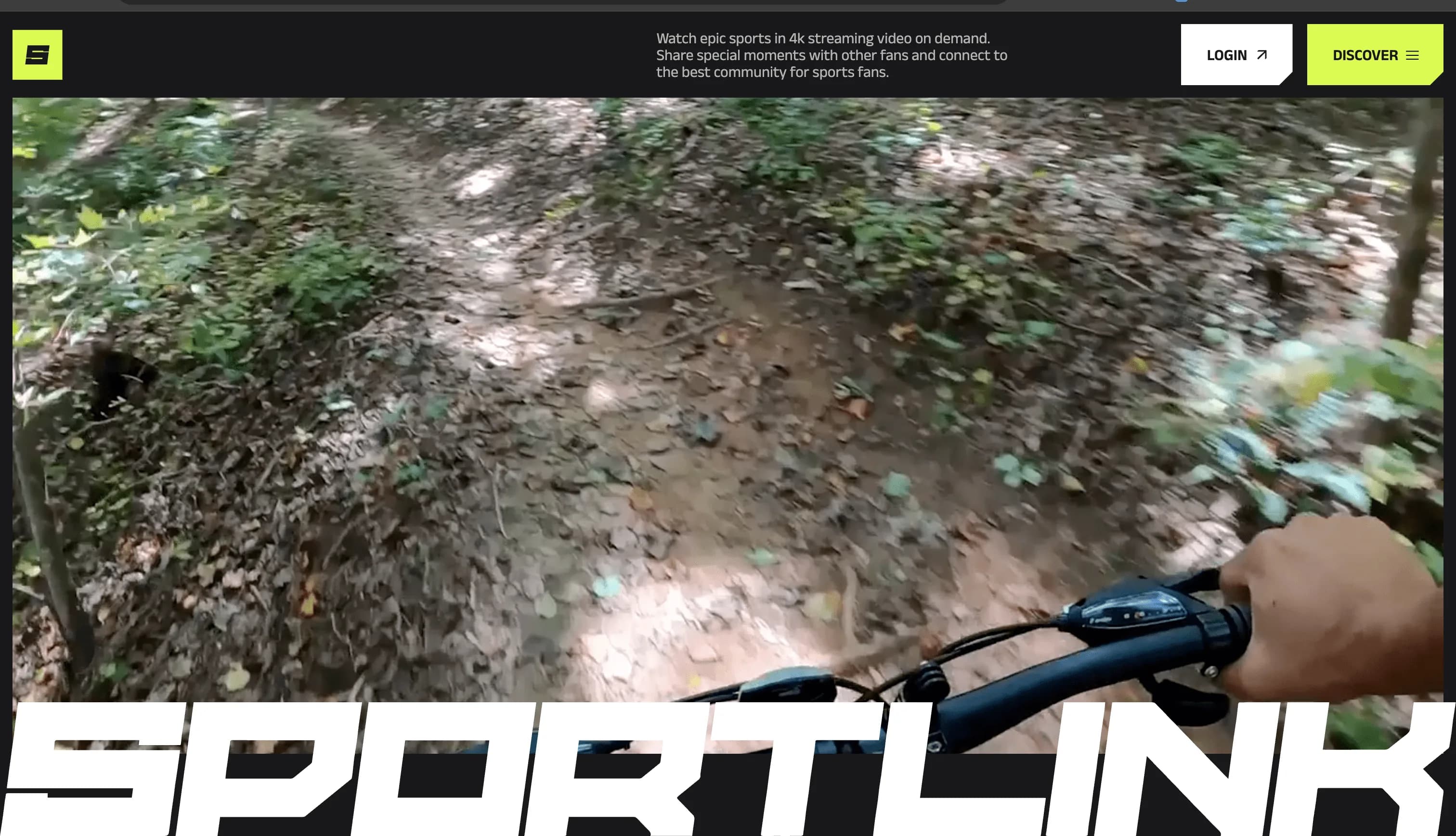 Sportlink Events website screenshot