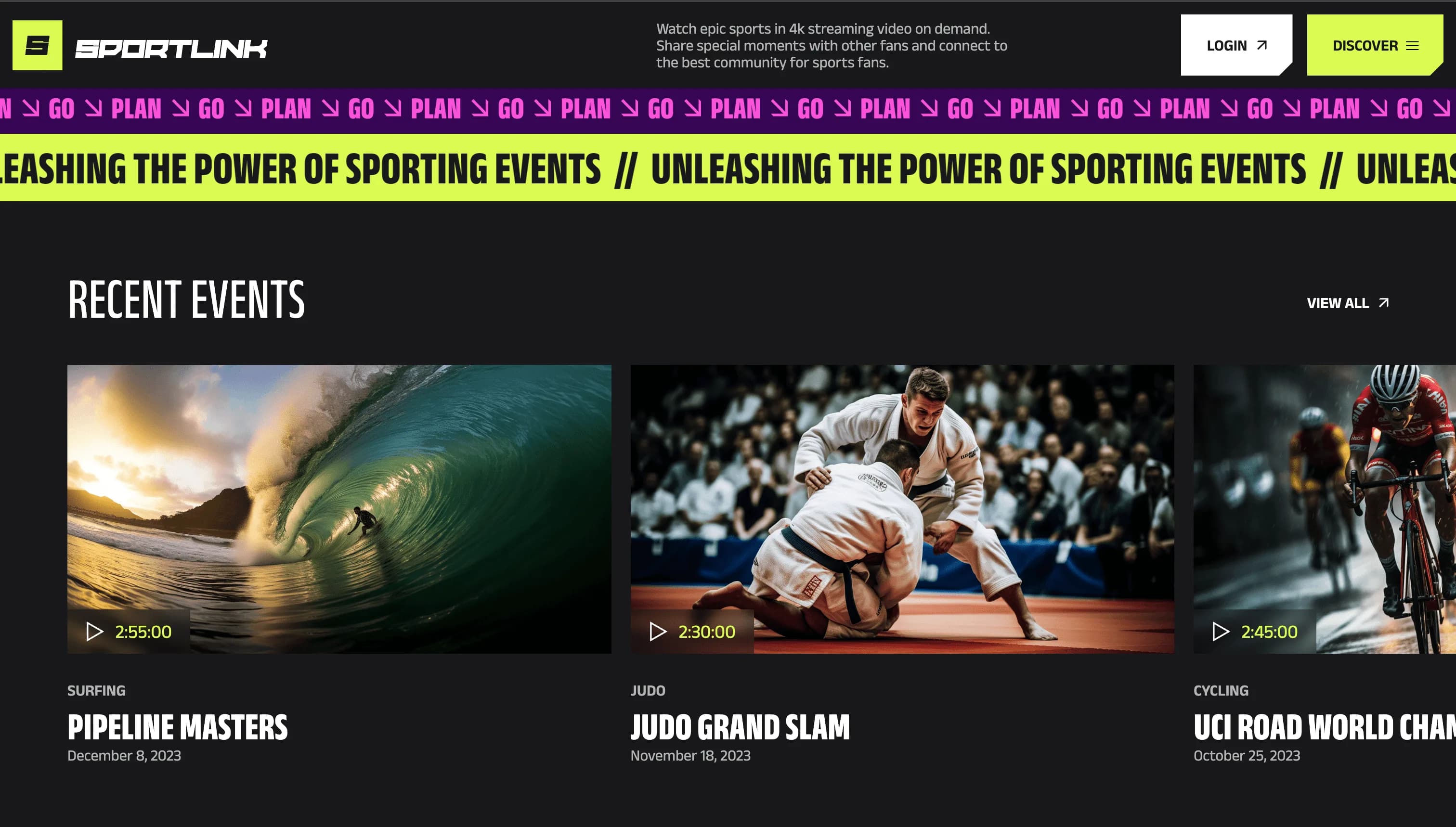 Mobile-responsive event management