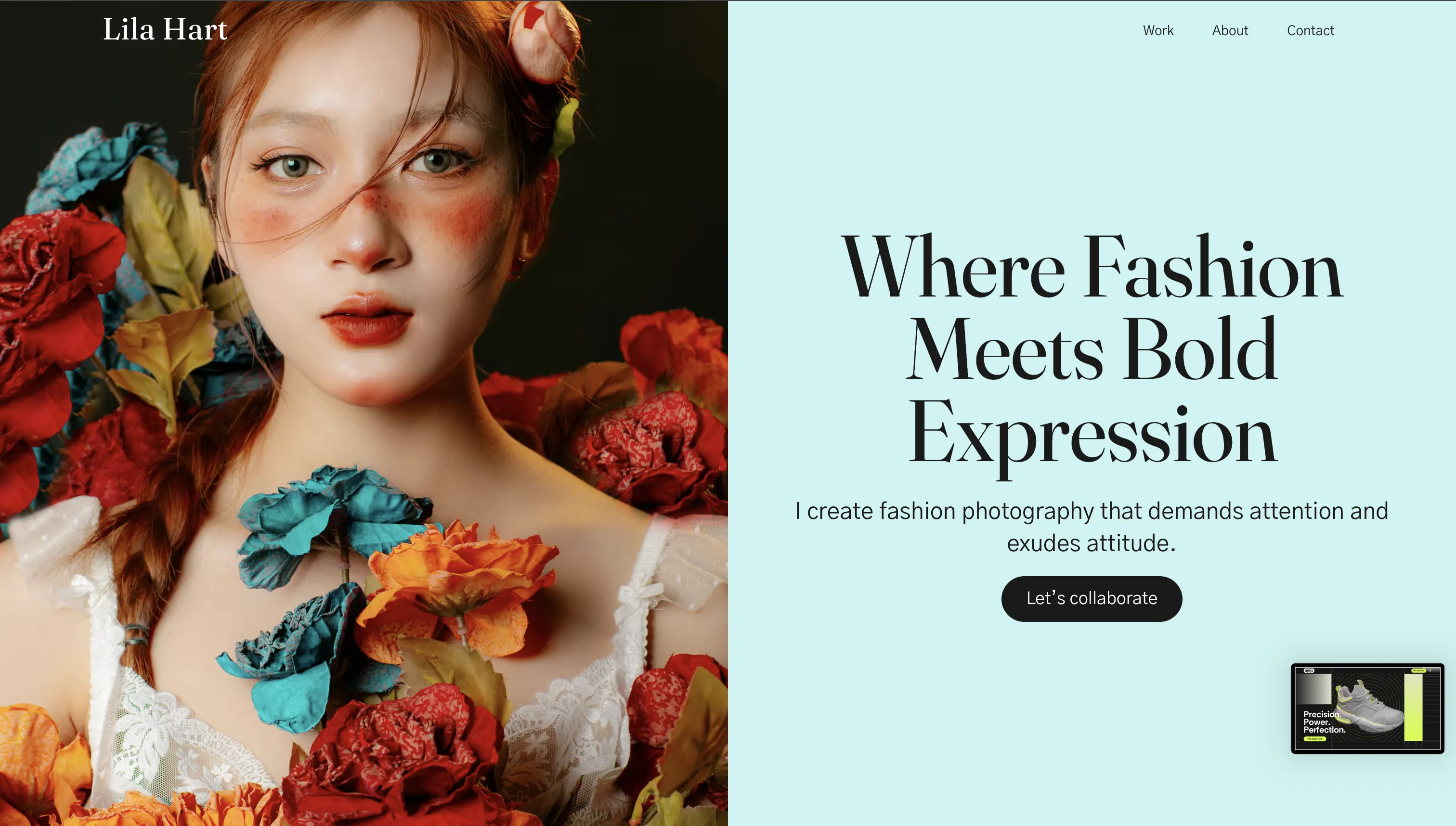 Lila Hart Portfolio Website website screenshot